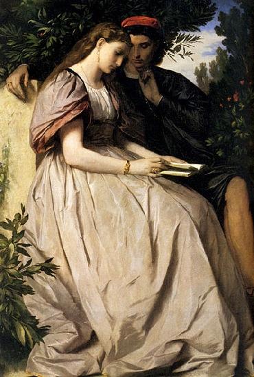 Anselm Feuerbach Paolo e Francesca oil painting picture